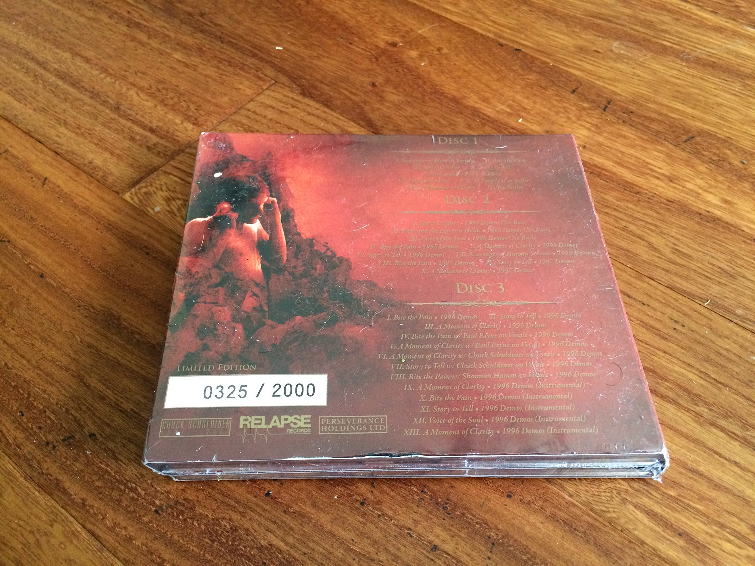 Death - The Sound Of Perseverance Deluxe 3-Disc Edition | Limited Collector's Set | Death Metal Album for Fans & Audiophiles | Perfect for Music Collectors & Heavy Metal Enthusiasts