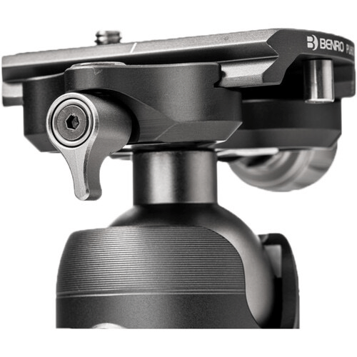 Benro VX25 Two Series Arca Swiss Style Aluminum Ballhead with PU60N Camera Plate - Professional Tripod Head for DSLR & Mirrorless Cameras - Perfect for Landscape, Portrait & Wildlife Photography