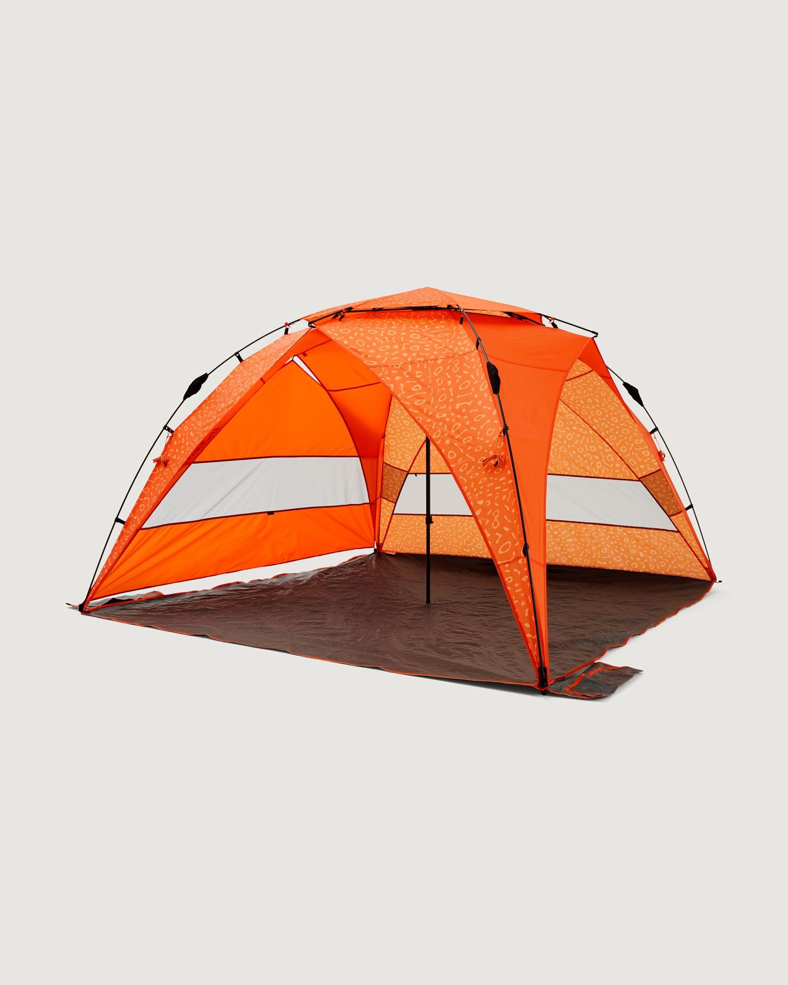 Retreat Quick Pitch Beach Base Tent - Alpenglow/Lolly Manta Print Design for Camping, Beach Outings & Outdoor Adventures