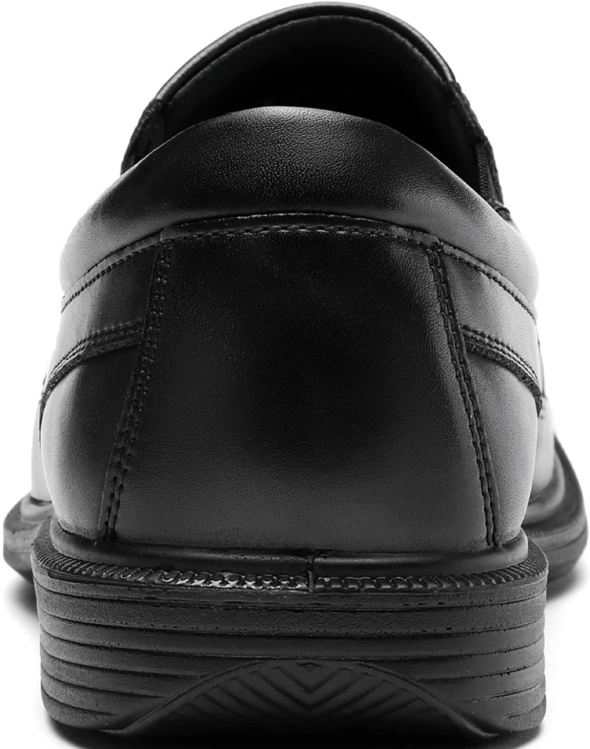 **Men's Casual Slip-On Loafers - Stretch Comfort Square Toe Shoes for Wedding, Business & Office Wear - Perfect for Formal Events, Work & Daily Comfort**