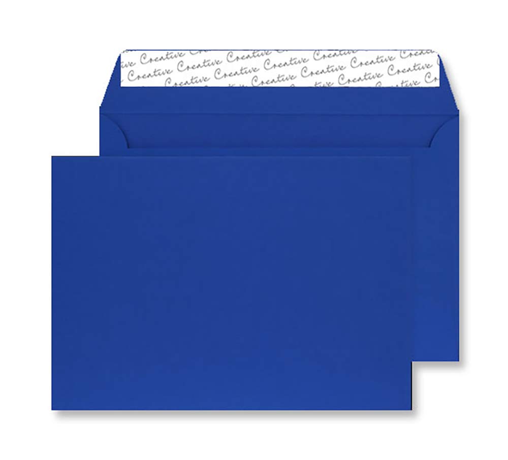 Blake Creative Senses C4 229x324mm 140gsm Luxury Velvet Peel & Seal Wallet Envelopes (V744) - Blue Velvet, Pack of 125 | Perfect for Wedding Invitations, Greeting Cards & Business Correspondence