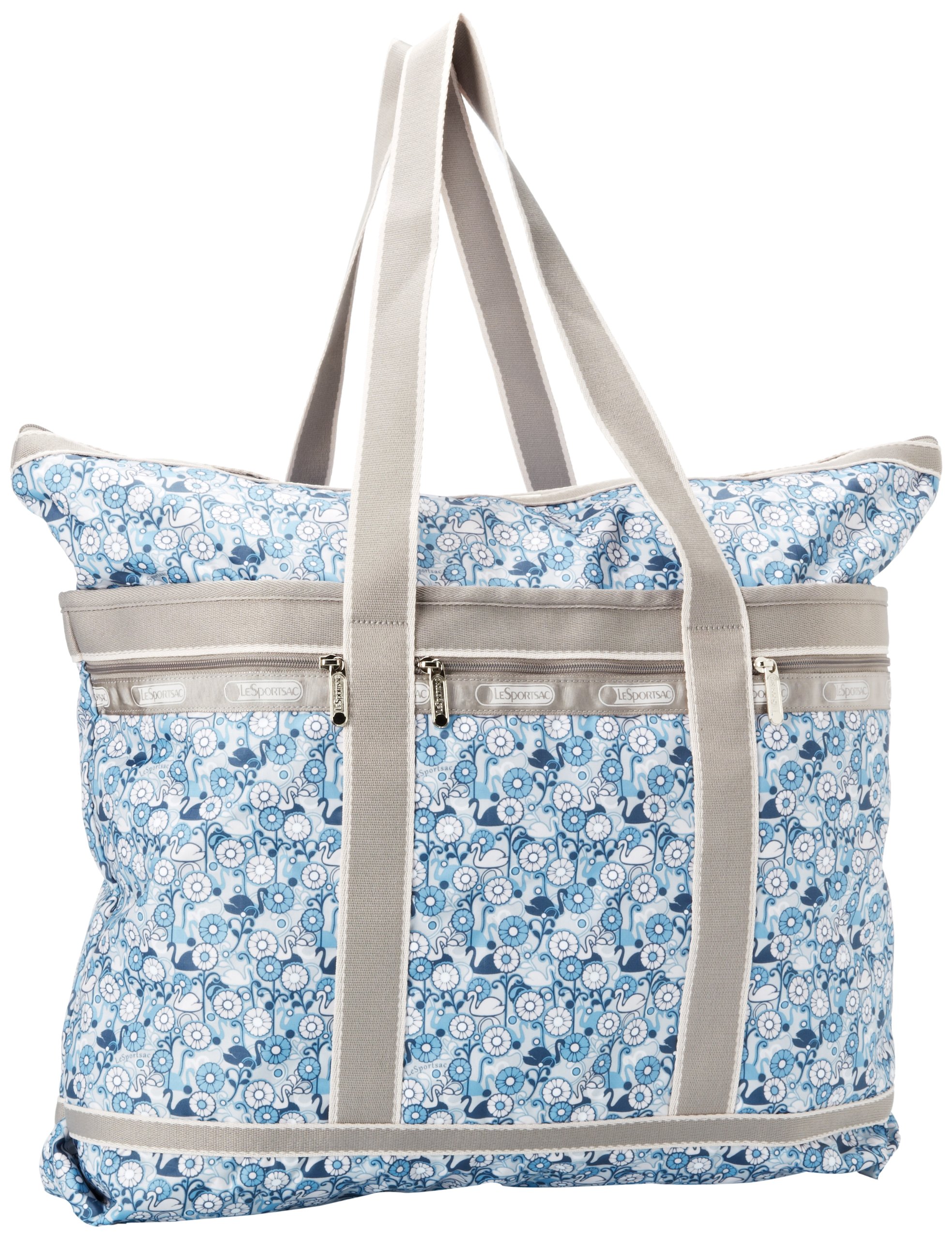 LeSportsac Lightweight Travel Tote Bag for Women - Waterproof Nylon Carryall with Multiple Pockets - Perfect for Gym, Work, Weekend Getaways & Airplane Travel