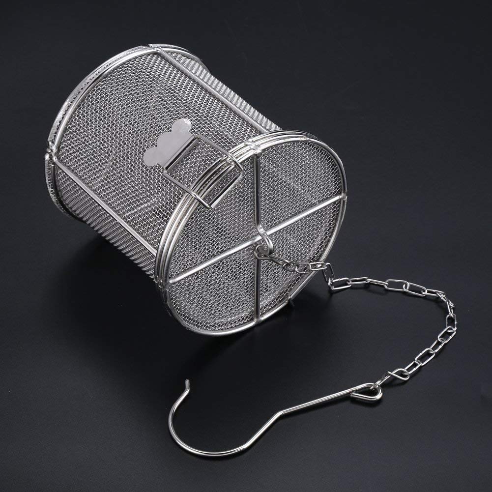 Premium Stainless Steel Spice Filter - Fine Mesh Tea Strainer & Seasoning Sieve for Home Kitchen | Perfect for Brewing Tea, Straining Soup, and Filtering Spices