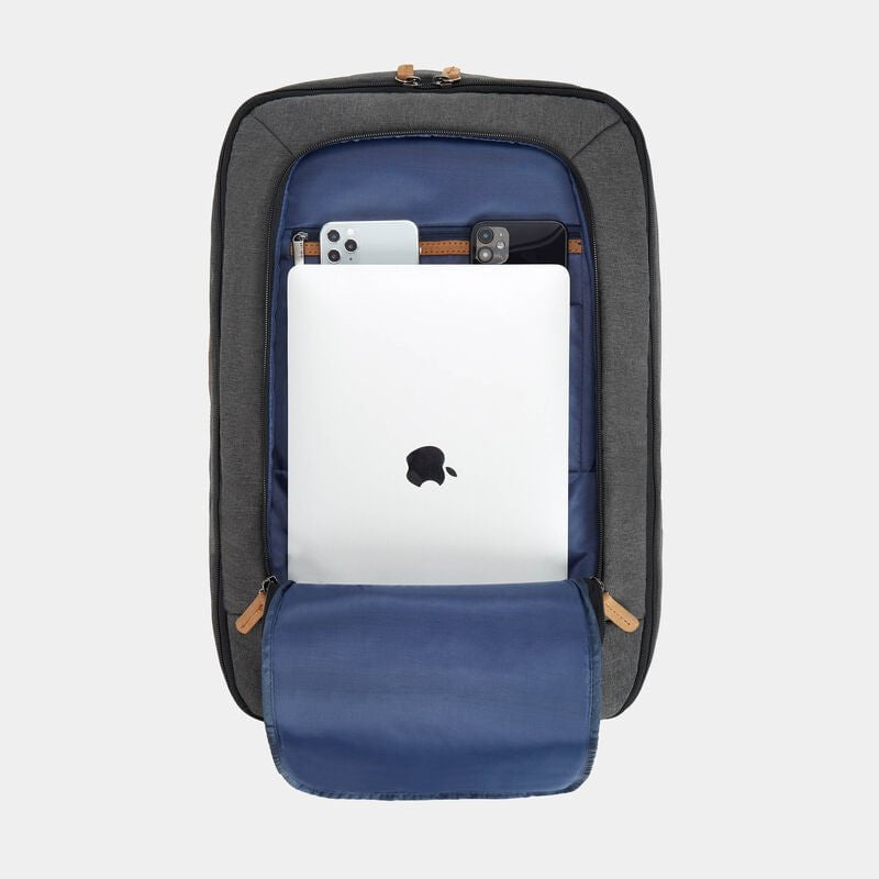 Travelon Transit Carry on Backpack - Lightweight Anti-Theft Travel Backpack for Men & Women - Perfect for Airplane, Commuting, Business Trips & Weekend Getaways
