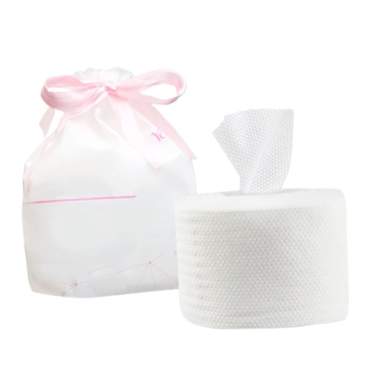 iPetboom 40-Pack Soft White Makeup Remover Towels & Washcloths - Gentle Reusable Cotton Wipes for Face Cleansing, Baby Care, Spa & Beauty Routine