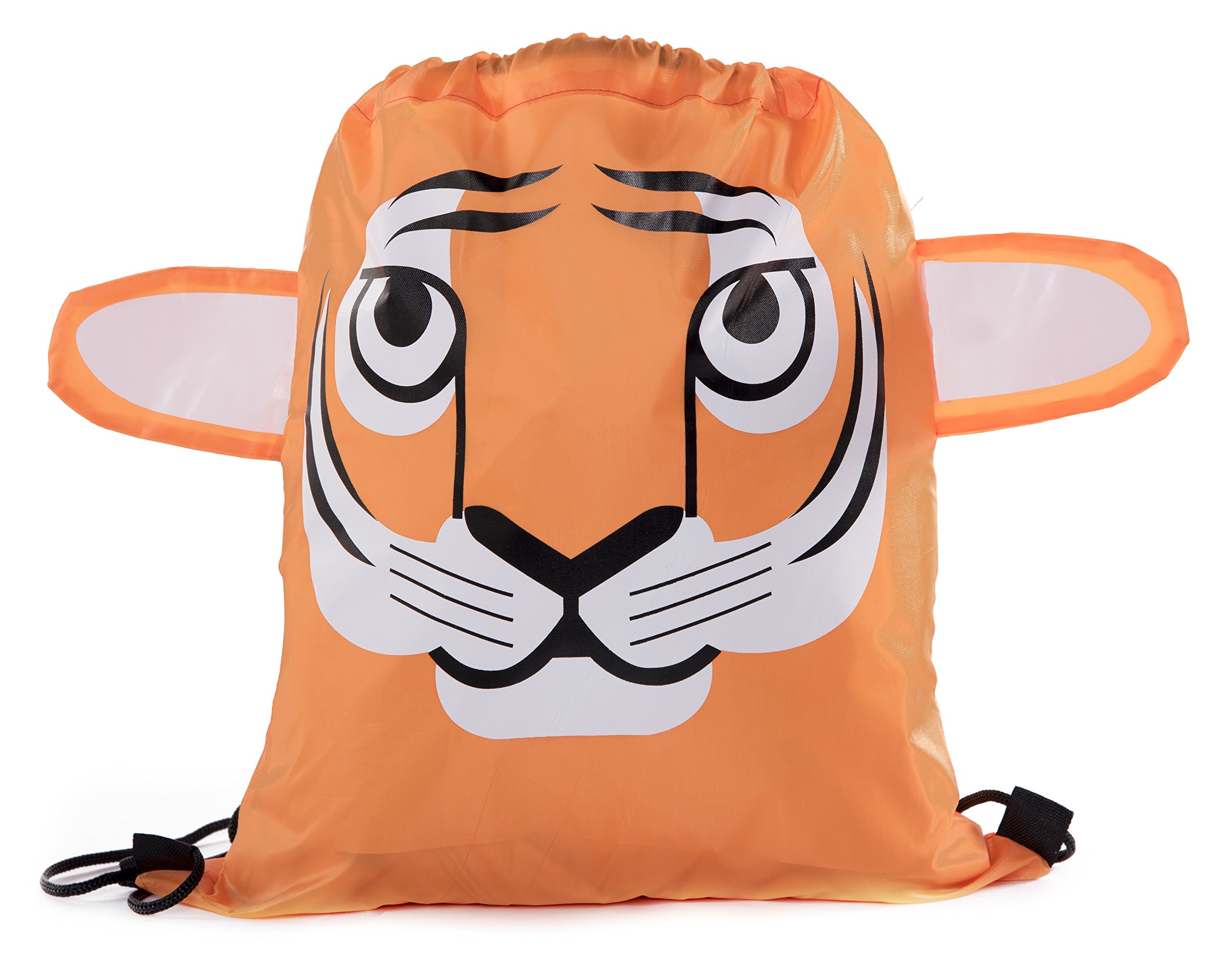 Animal Drawstring Backpack Party Favor Bags for Kids - Cute Goodie Bags for Birthday Parties, School Events & Halloween Treats | Durable & Fun Gift Bags by Mato & Hash | Perfect for Classroom Rewards, Party Favors & Holiday Celebrations