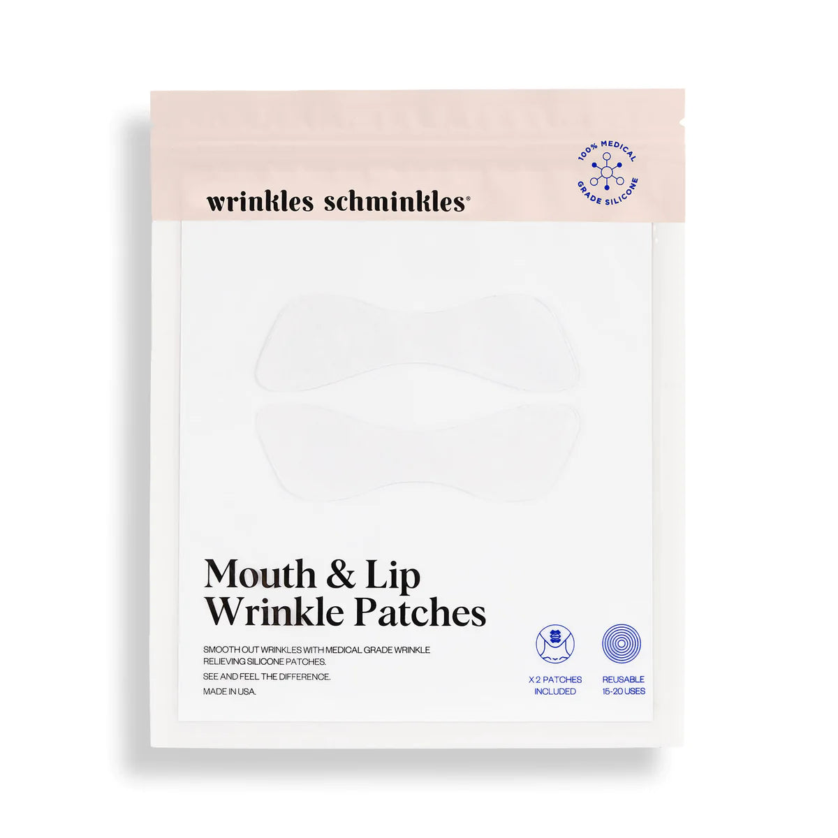 Anti-Aging Lip & Mouth Wrinkle Patches - Hydrating Collagen Treatment for Smile Lines & Fine Lines | Perfect for Nighttime Skincare & Pre-Makeup Application