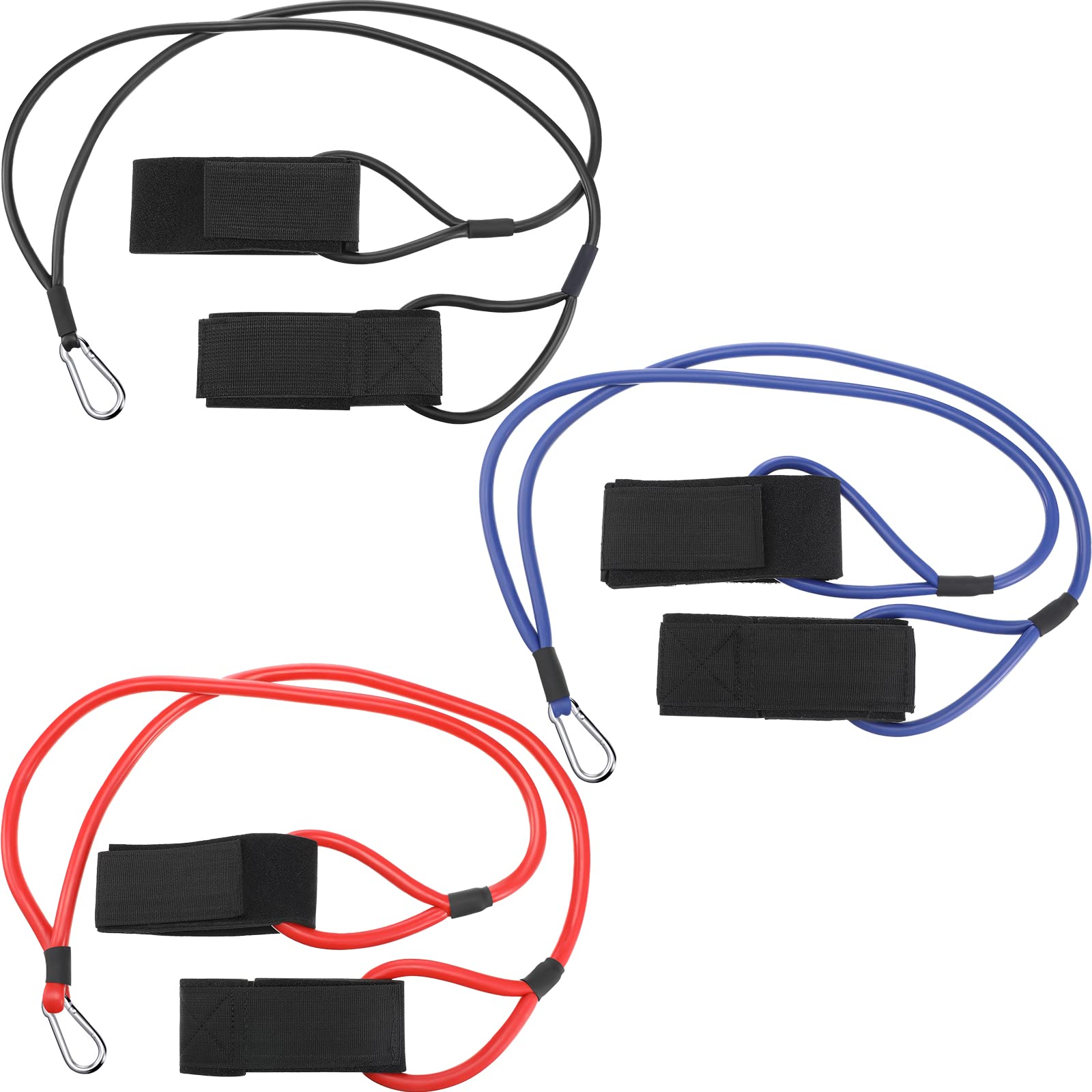 3-Piece Baseball Resistance Bands Set for Pitching Training - Youth & Adult Baseball & Softball Workout - 3 Levels (Light, Medium, Heavy) - Improve Arm Strength & Pitching Speed for Baseball Players & Athletes - Perfect for Home, Gym & Field Training Sessions