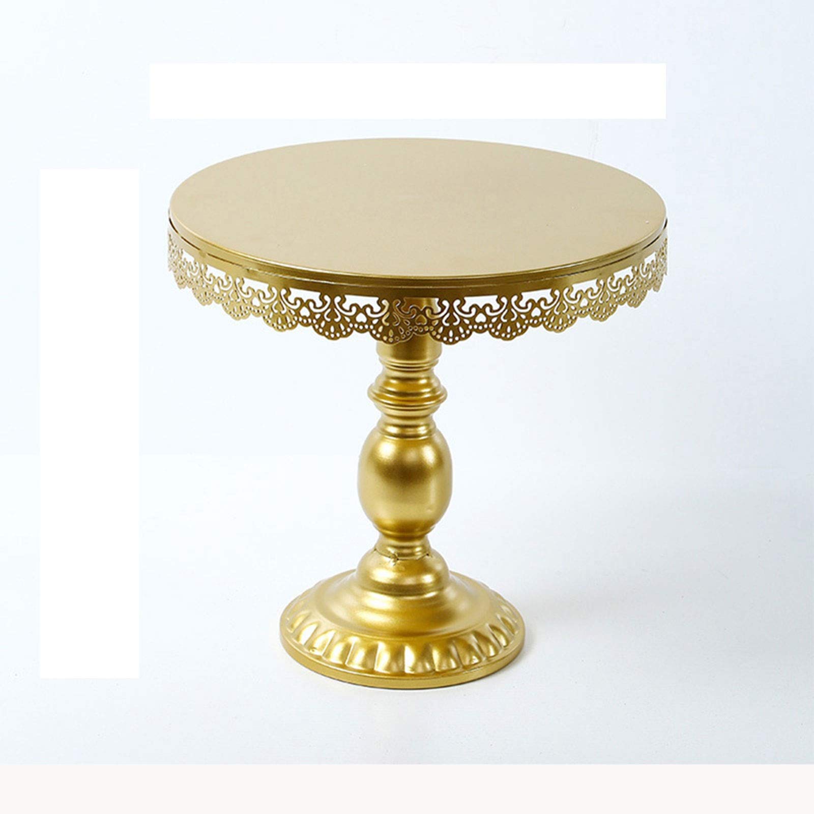 HOLPPO-URG 12 Inch Metal Cake Stand for Desserts, Fruits & Pastries - Elegant Wedding, Birthday Party Table Decor (30 x 29cm) - Perfect for Displaying Cupcakes, Macarons & Candy Buffets