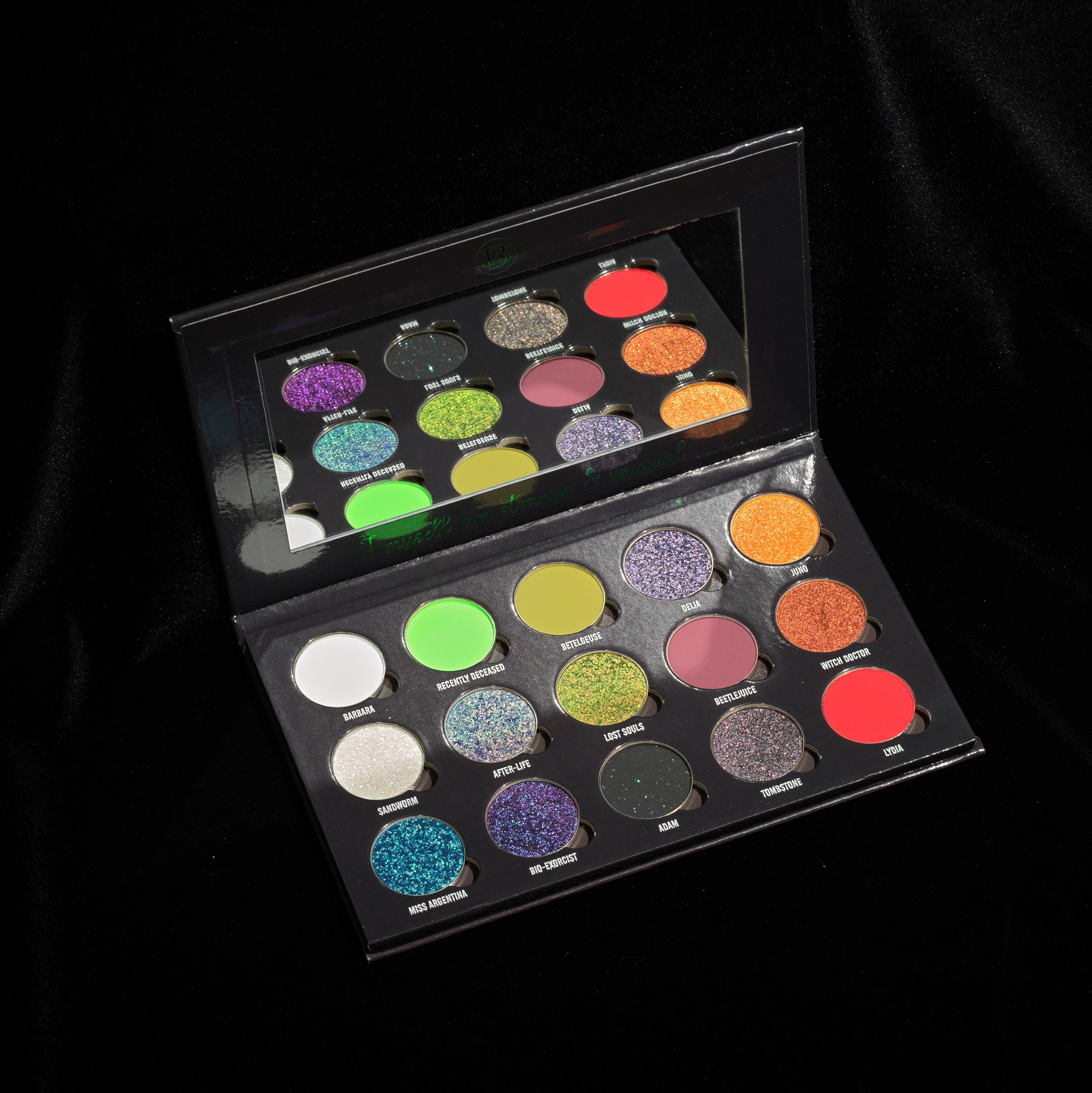 Unique & Bold Eyeshadow Palette - Vibrant Colors for Creative Makeup Looks | Perfect for Halloween, Cosplay & Artistic Expression
