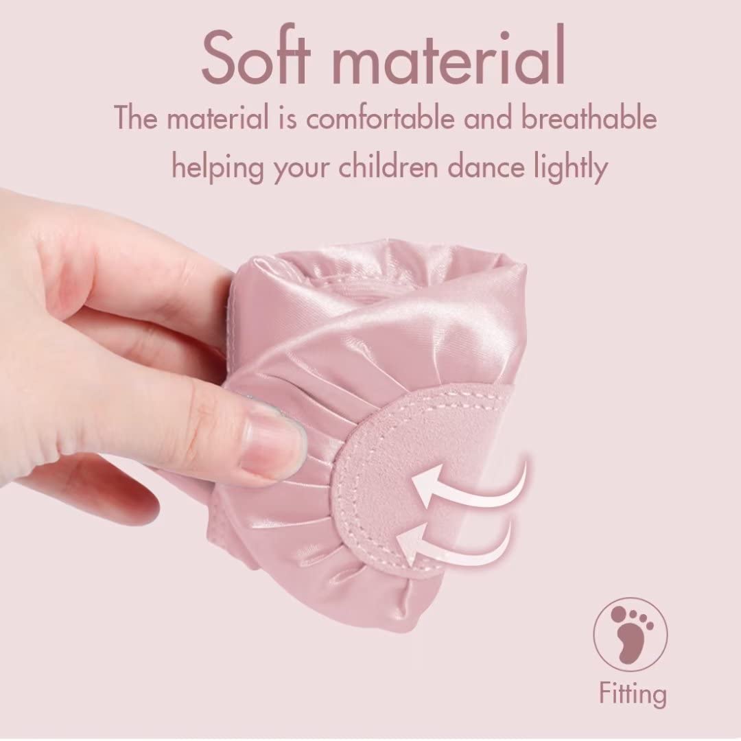 Girls Satin Ballet Slippers - Soft Toddler Dance Shoes for Little & Big Kids | Perfect for Ballet Class, Recitals & Dance Practice