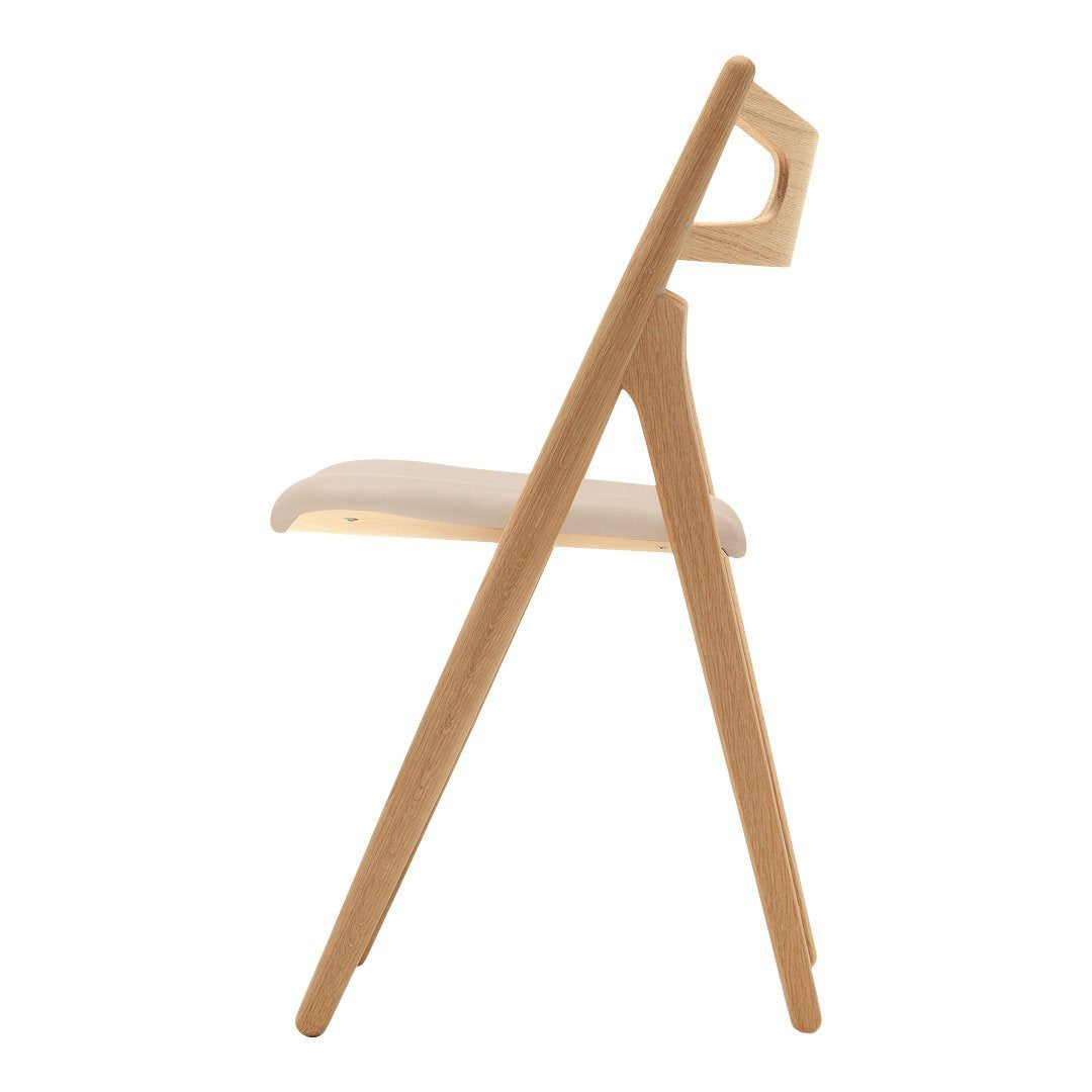 CH29P Sawbuck Chair - Solid Wood Folding Chair for Outdoor Camping, Picnics, and Backyard Gatherings | Durable & Portable Design