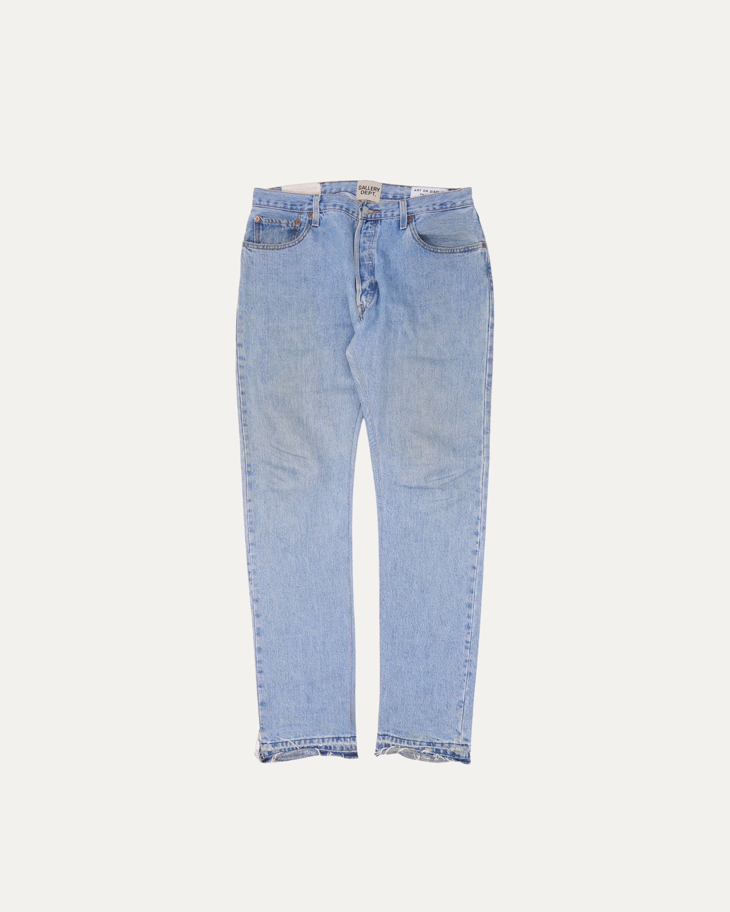 Gallery Dept 5001 High-Rise Distressed Jeans for Women - Vintage Washed Denim Pants with Stretch | Perfect for Streetwear, Casual Outfits & Night Out Looks