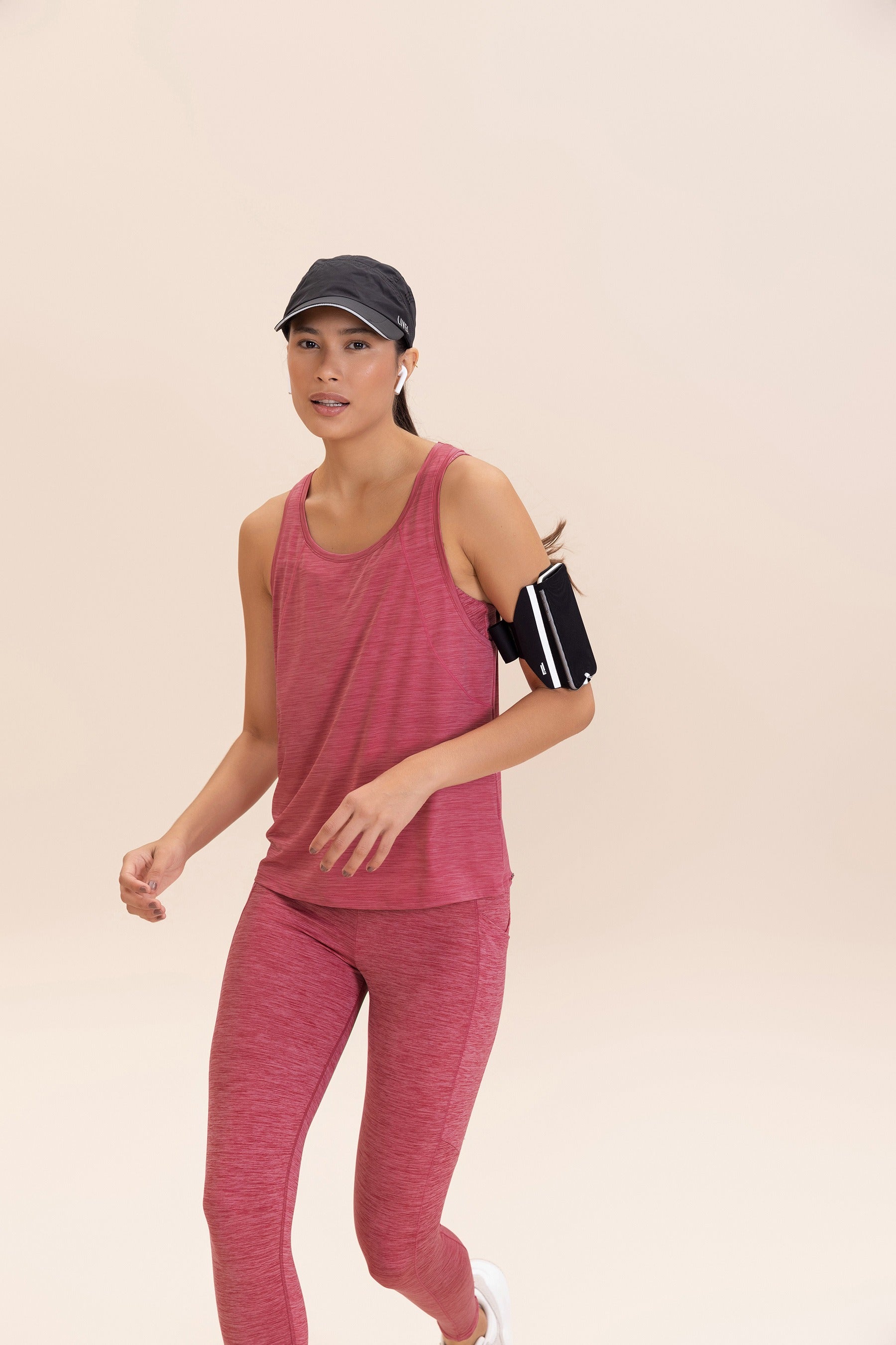 Cut Out Melange Tank Top for Women - Trendy Summer Casual Wear - Perfect for Beach, Gym, and Everyday Outfits