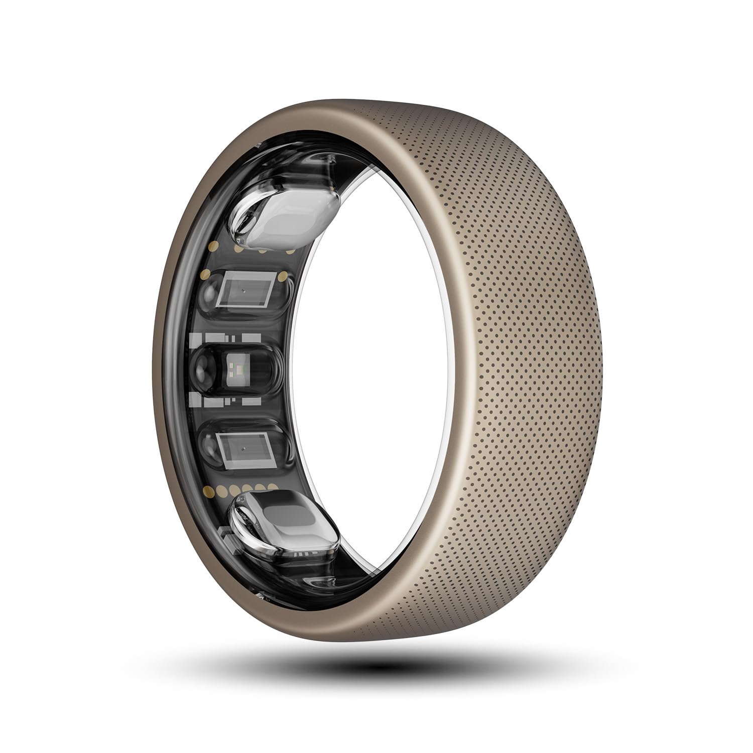 Amazfit Helio Smart Ring - Titanium Alloy Health & Fitness Tracker with Heart Rate, Sleep & Stress Monitoring | No Subscription Required | 1.4-Hour Fast Charging | Water-Resistant for Swimming & Showering | Perfect for Athletes, Fitness Enthusiasts & Health-Conscious Users (Size 10)