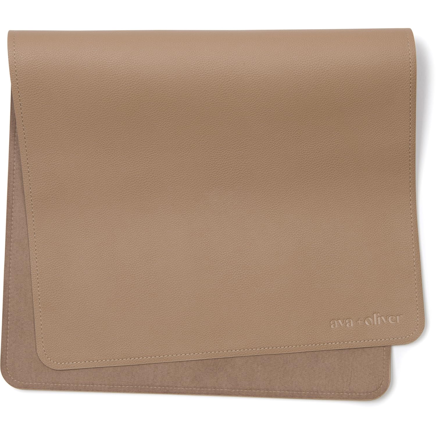 Organic Vegan Leather Baby Changing Mat - 16