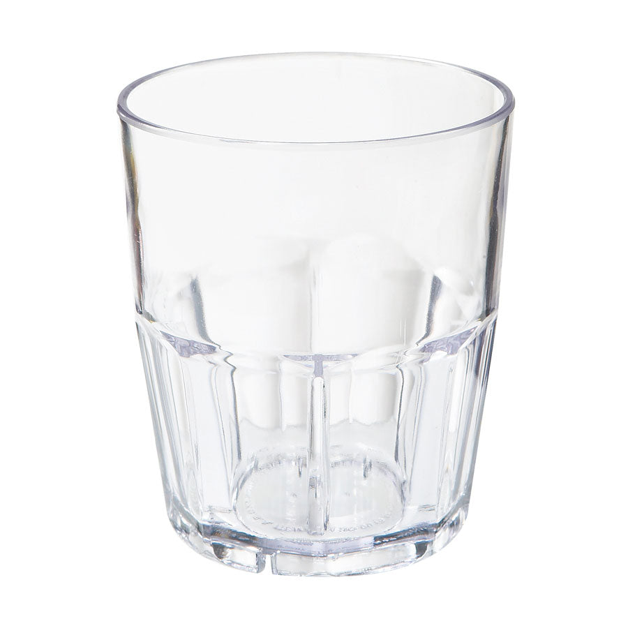 GET 9912 CL SAN 12 oz Clear Plastic Bahama Tumbler with Lid - Case of 12 - Perfect for Beach Parties, Picnics & Outdoor Events