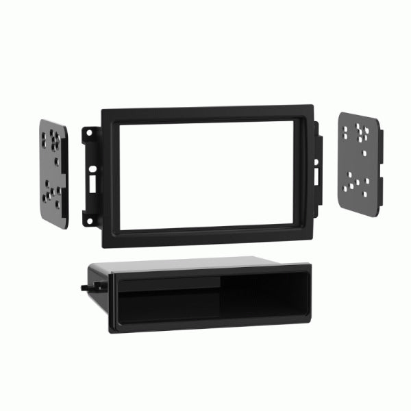 Metra 99-6510 DIN/Double DIN Car Stereo Dash Kit for 2004-2009 Chrysler Dodge Jeep Vehicles with Navigation - Perfect for Aftermarket Radio Installation & Car Audio Upgrades
