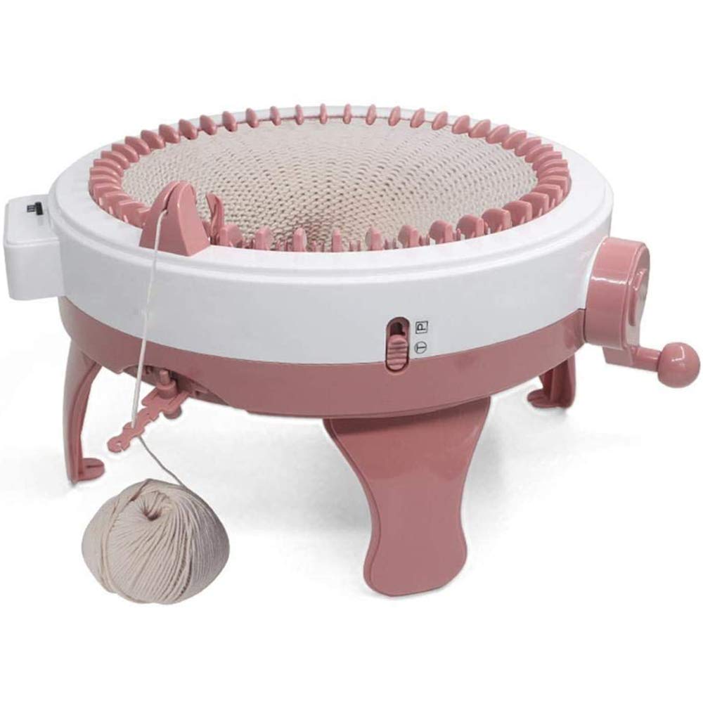 48-Pin Circular Knitting Loom with Row Counter - DIY Knitting Machine for Socks, Hats, Scarves & Pumpkin Needles - Perfect for Beginners & Advanced Knitters at Home or Craft Projects