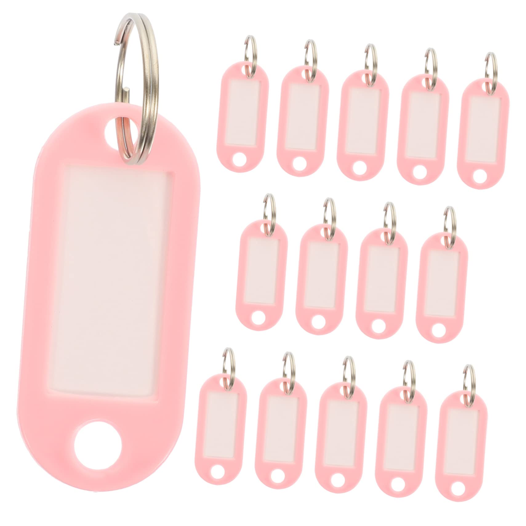 VALICLUD 15-Piece Colorful Luggage Keychain Tags - Durable Travel Bag Tags with Key Labels for Suitcases, Backpacks & Carry-Ons | Perfect for Airports, Hotels & Group Travel Identification