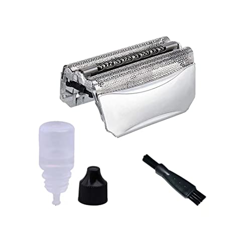 Braun 8000 Series Shaver Razor Foil & Blade Kit w/Oil & Brush - for Smooth Shaving at Home/Travel