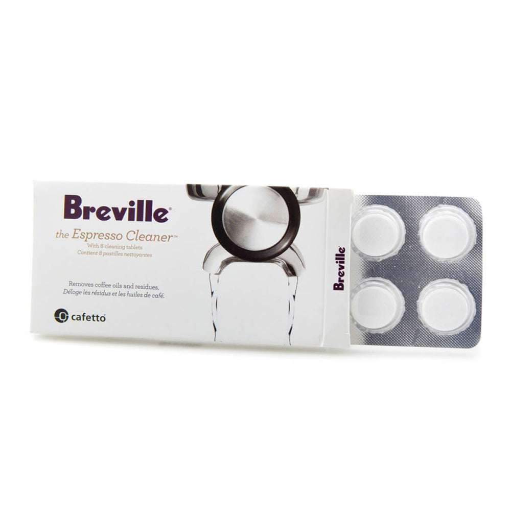 Breville BEC250 Espresso Machine Cleaning Tablets - 8 Pack | Deep Clean & Descale Coffee Maker | Perfect for Home & Cafe Use