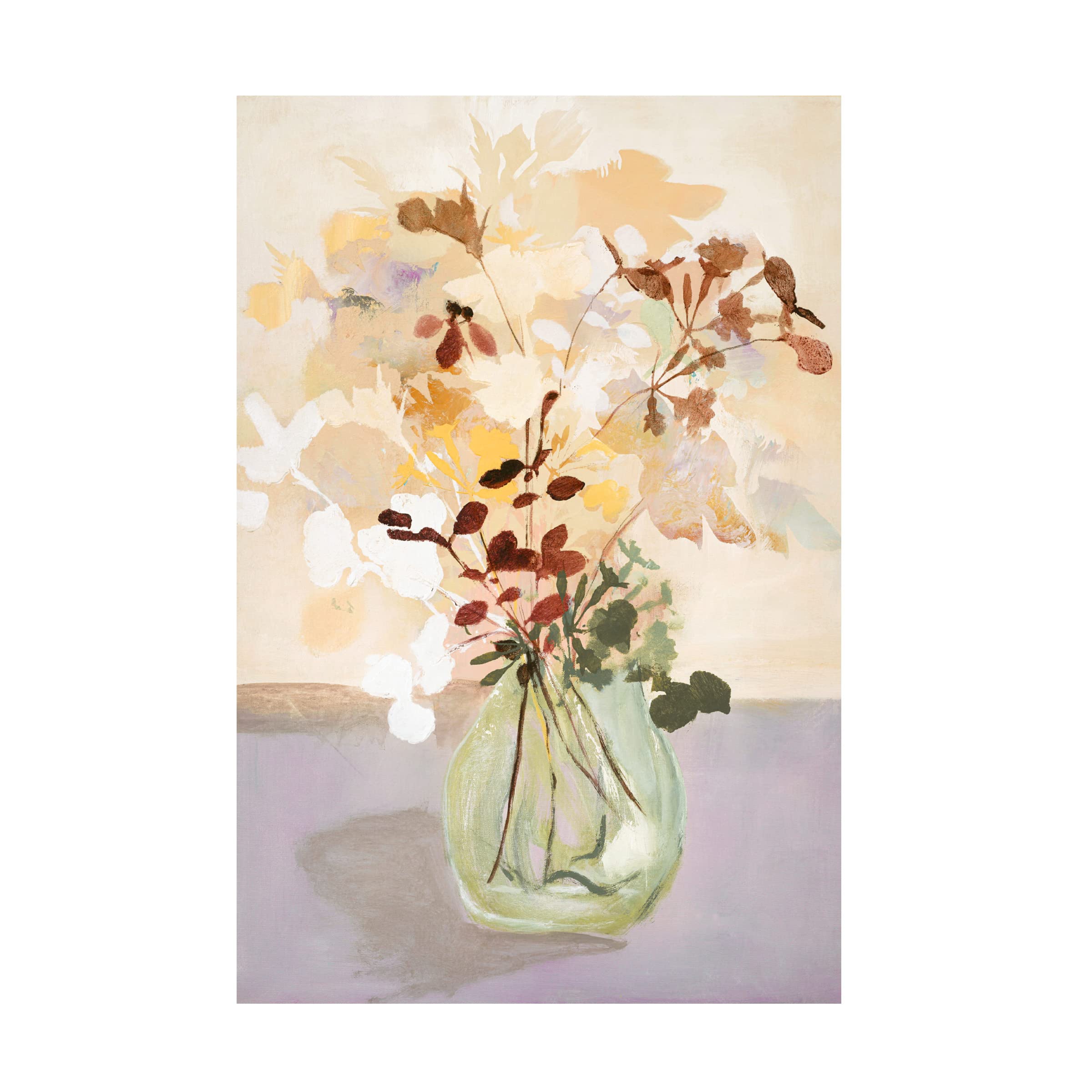 Trademark Fine Art 'Pastel Flower 2' Canvas Wall Art Print by Design Fabrikken - Perfect for Living Room, Bedroom & Office Decor