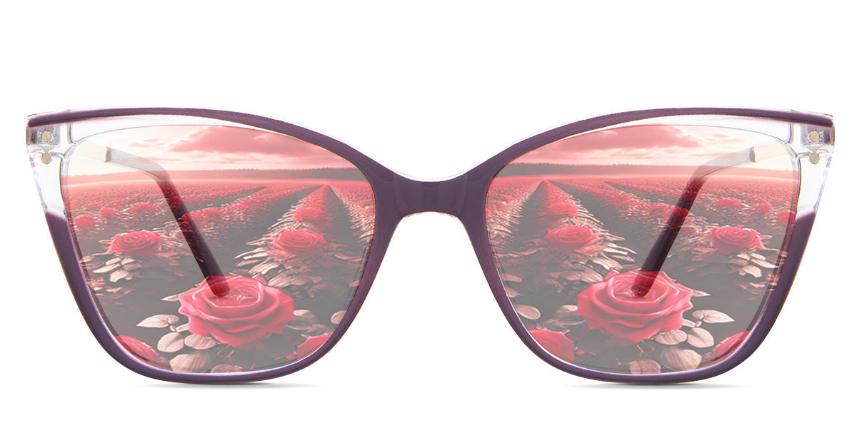 Mila Women's Prescription Tinted Glasses - Stylish & UV Protection for Work, Driving & Outdoor Activities