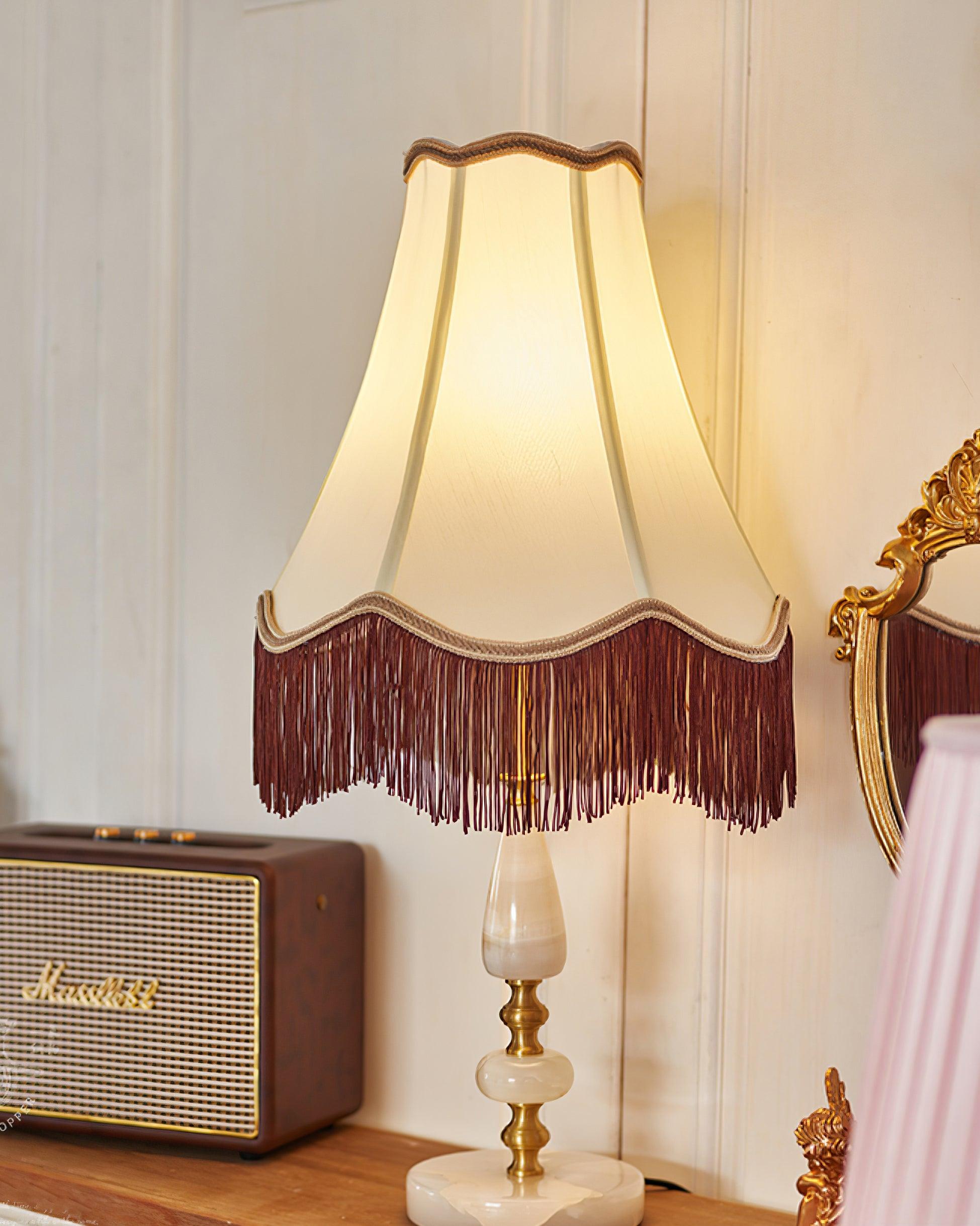 Elegant Victorian Table Lamp - Antique Style Home Decor for Living Room, Bedroom & Office - Perfect for Reading & Ambient Lighting