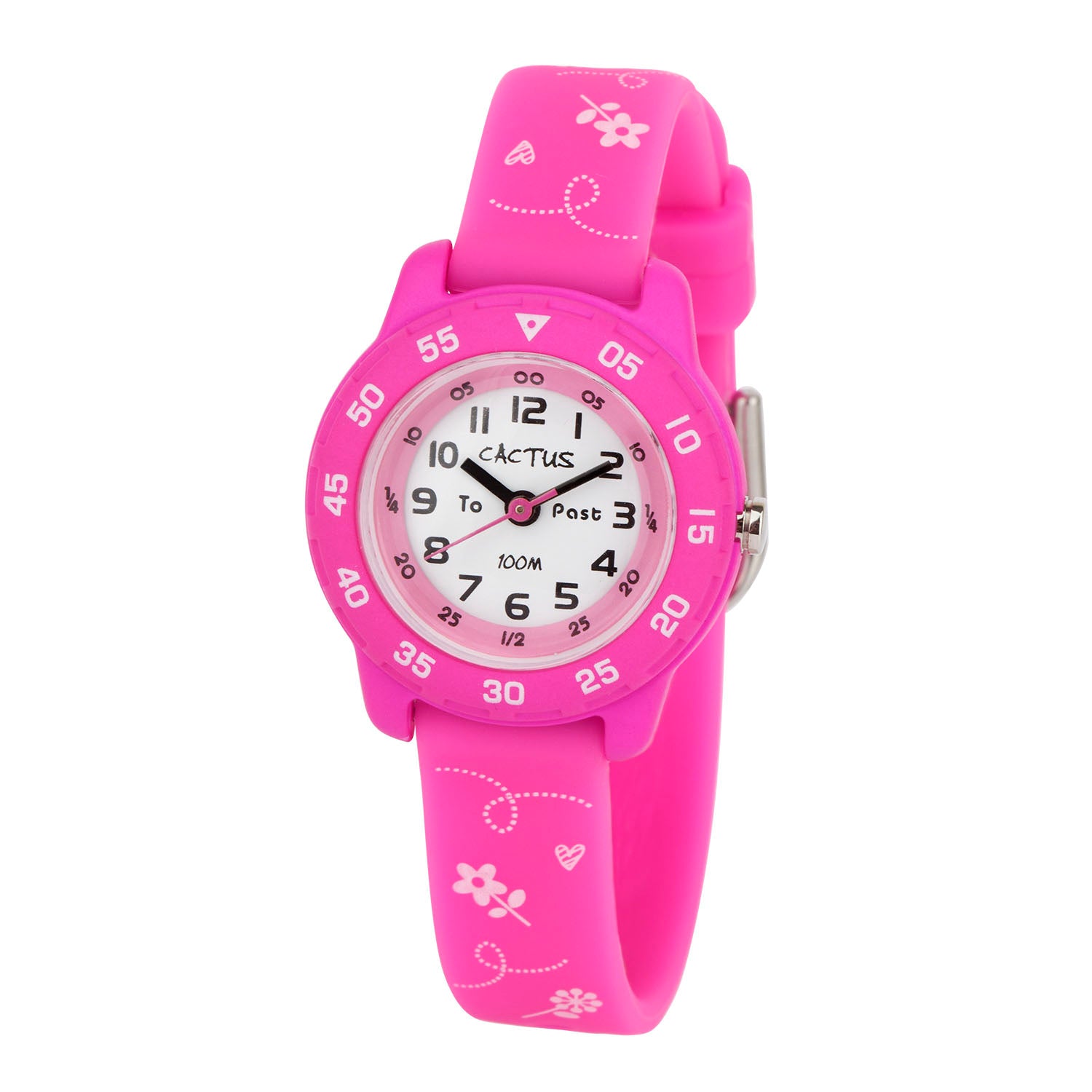 Cactus Watch for Kids - Waterproof Digital Sports Watch with Alarm & Stopwatch - Perfect for School, Sports & Outdoor Activities