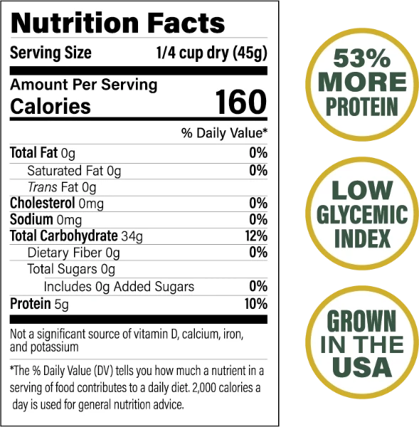 Premium Long Grain Parish Rice - Non-GMO, Gluten-Free, USDA Certified - Perfect for Cooking, Meal Prep & Healthy Eating