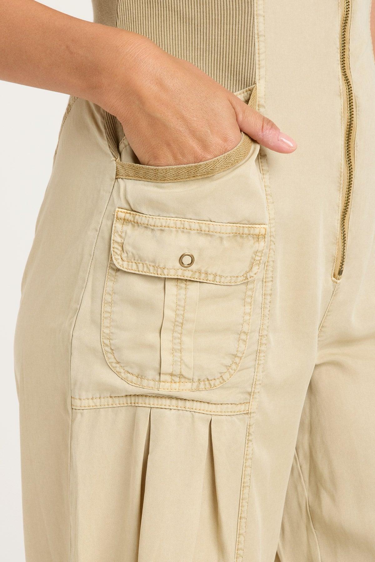 Soft Twill Macgowan Wide Leg Cargo Jumpsuit for Women - Comfortable Stylish Utility Jumpsuit with Pockets - Perfect for Casual Outings, Travel & Outdoor Adventures