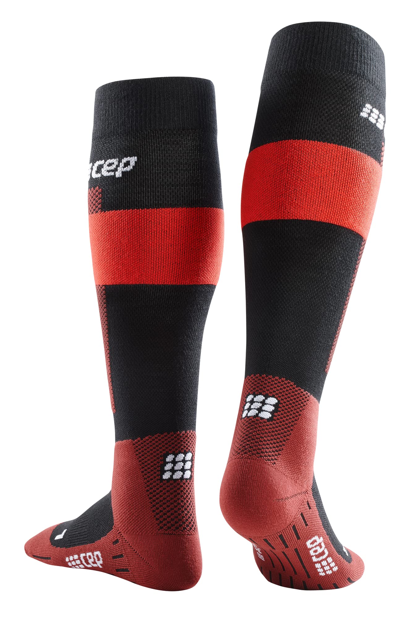 CEP Men's Winter Ski Merino Wool Compression Socks - Performance Thermal Socks for Skiing, Snowboarding & Cold Weather Activities