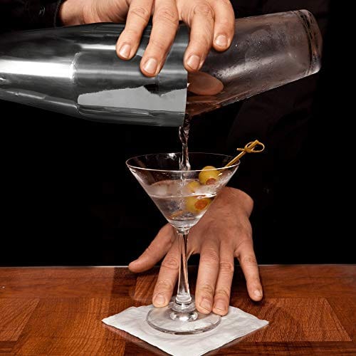 Custom Stainless Steel Cocktail Shakers 23.3 oz (Set of 12) - Personalized Bartender Kit for Martini, Margarita & Mixed Drinks - Commercial Bar Accessories for Restaurants, Pubs & Home Bars - Durable 18/8 Stainless Steel
