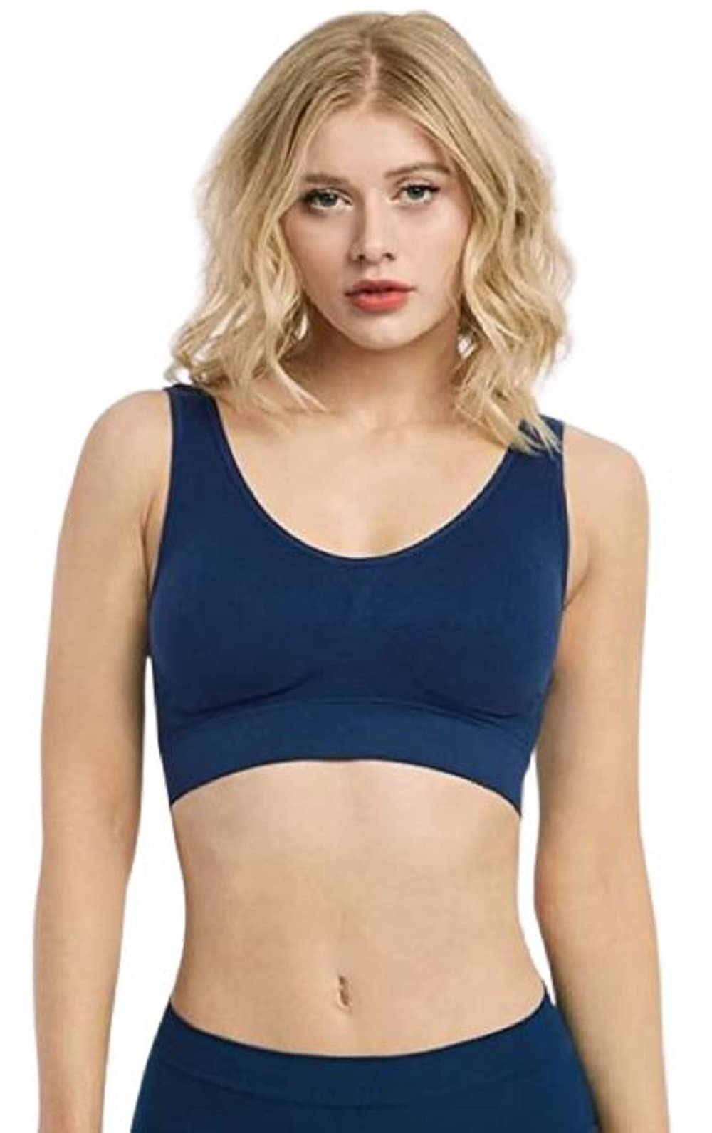 Best Women's 6-Pack Sports Bras - High Support, Moisture Wicking & Comfortable for Yoga, Running, Gym Workouts & Active Lifestyles