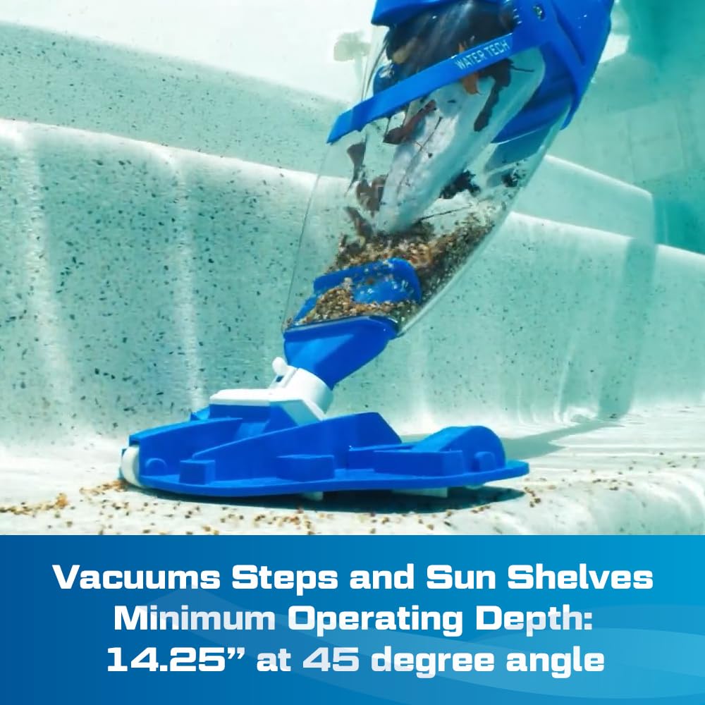 POOL BLASTER Centennial Rechargeable Cordless Pool Vacuum Cleaner - XL Capacity Handheld Pool Cleaner for Above Ground & In-Ground Pools - Removes Leaves, Dirt, Sand & Silt - Battery Powered Hoseless Design - Perfect for Quick Pool Maintenance and Seasonal Cleaning