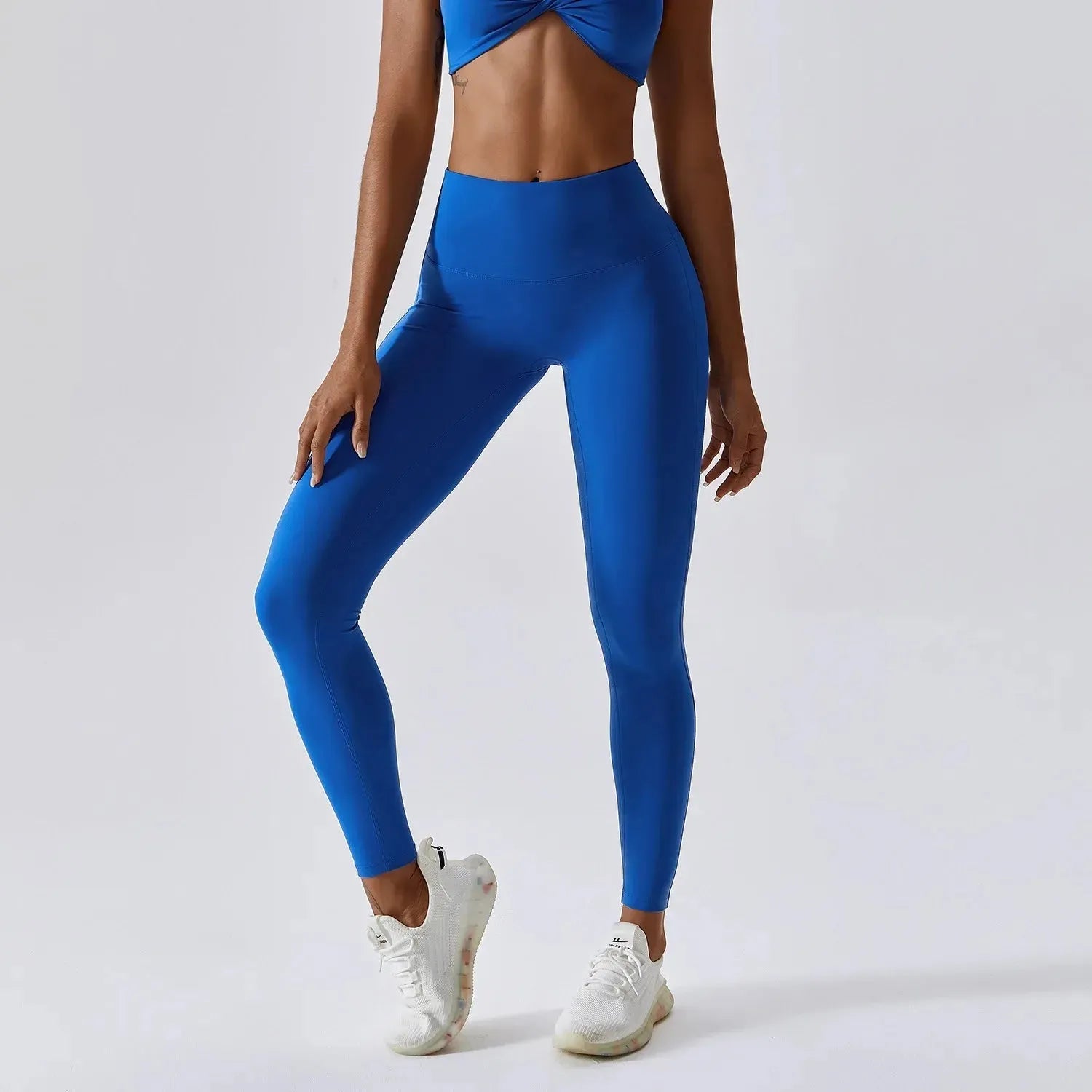 Women's High Waist Yoga Pants - Nude Feeling Running & Gym Workout Leggings - Breathable Quick Dry Butt Lifting Fitness Pants for Yoga, Running & Active Lifestyle