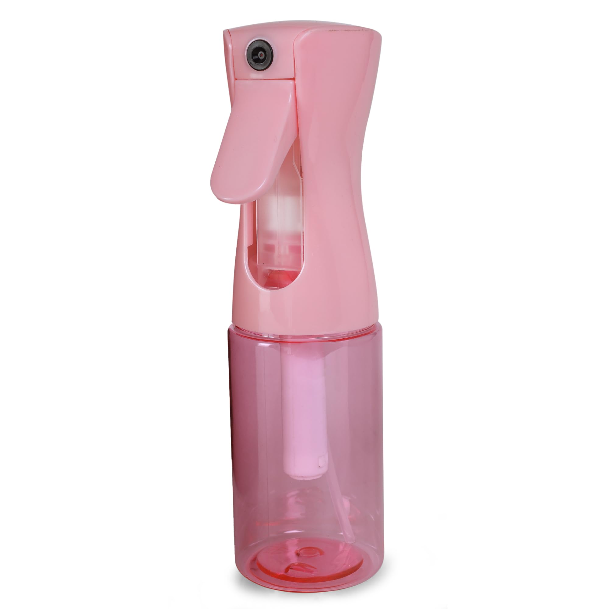 D-DIVINE Ultra Fine Continuous Spray Bottle - Durable Empty Water Mister for Hairstyling, Plants, Cleaning, Cooking & Skin Care | Perfect for Salon, Home, Garden & Travel Use (Pink)