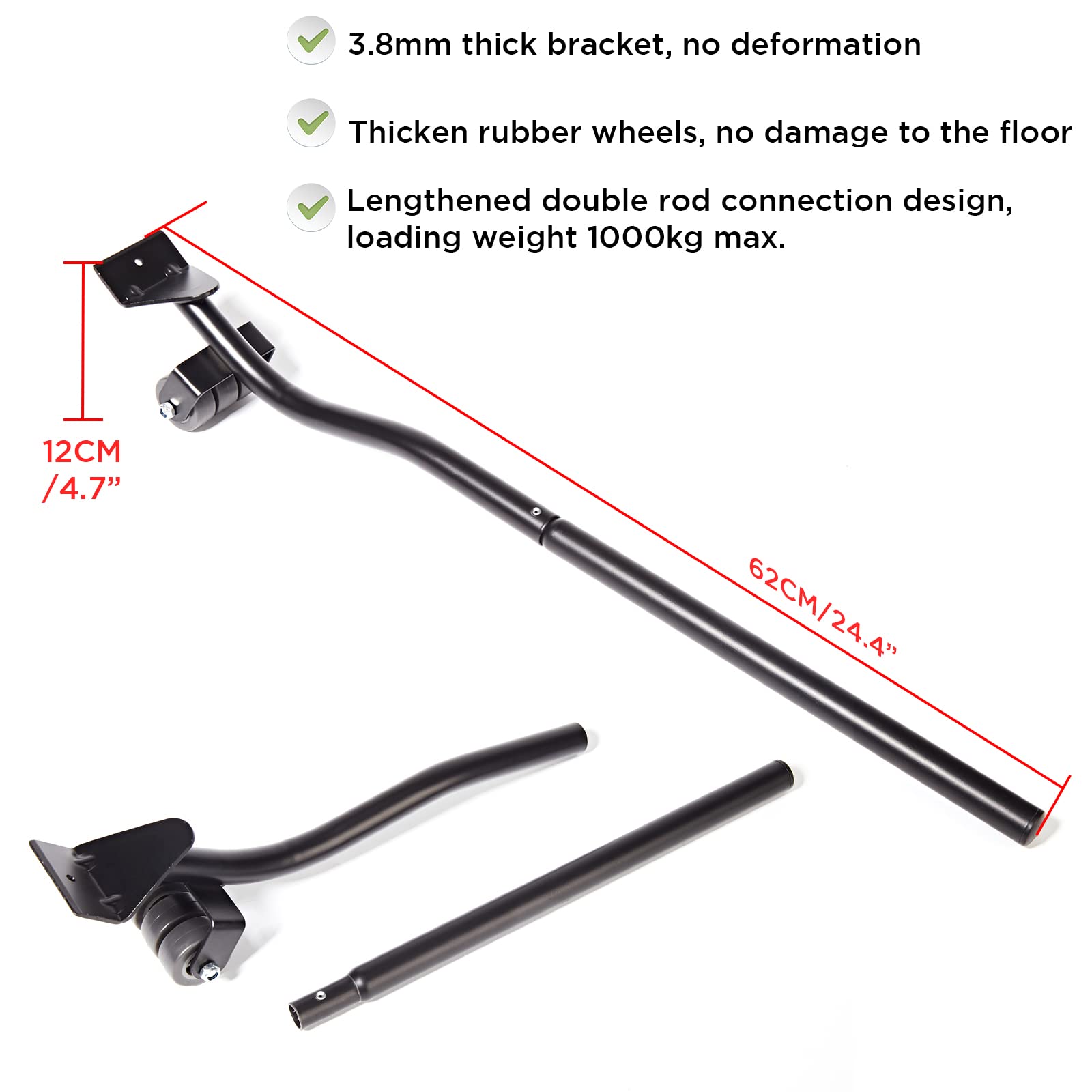 Goyappin Heavy Duty Furniture Lifter and Mover - 2200LBS Capacity Furniture Slider Wheels, Safe Moving Tool for Sofas, Beds, Refrigerators | Perfect for Home Moving, Office Relocation & Warehouse Furniture Rearranging