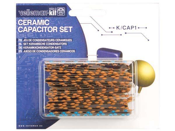 High-Quality Ceramic Capacitor Set for Electronics Projects - DIY, Circuit Boards, and Repair Kits