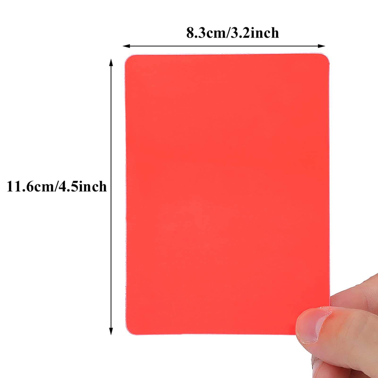 Professional PVC Soccer Referee Cards - Red & Yellow Penalty Cards for Football Matches & Competitions | Perfect for Coaches, Referees & Sports Enthusiasts