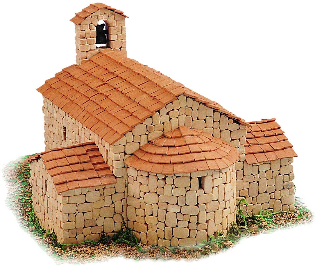 Roman Church Ceramic Building Construction Kit - DIY Architectural Model for Collectors & Hobbyists - Perfect for Home Decor, Educational Projects & Gift Giving