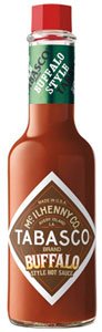 Tabasco Buffalo Style Hot Sauce - 5 oz | Spicy Wing Sauce for Chicken, Pizza & Nachos | Premium Hot Pepper Sauce for Cooking & Grilling
