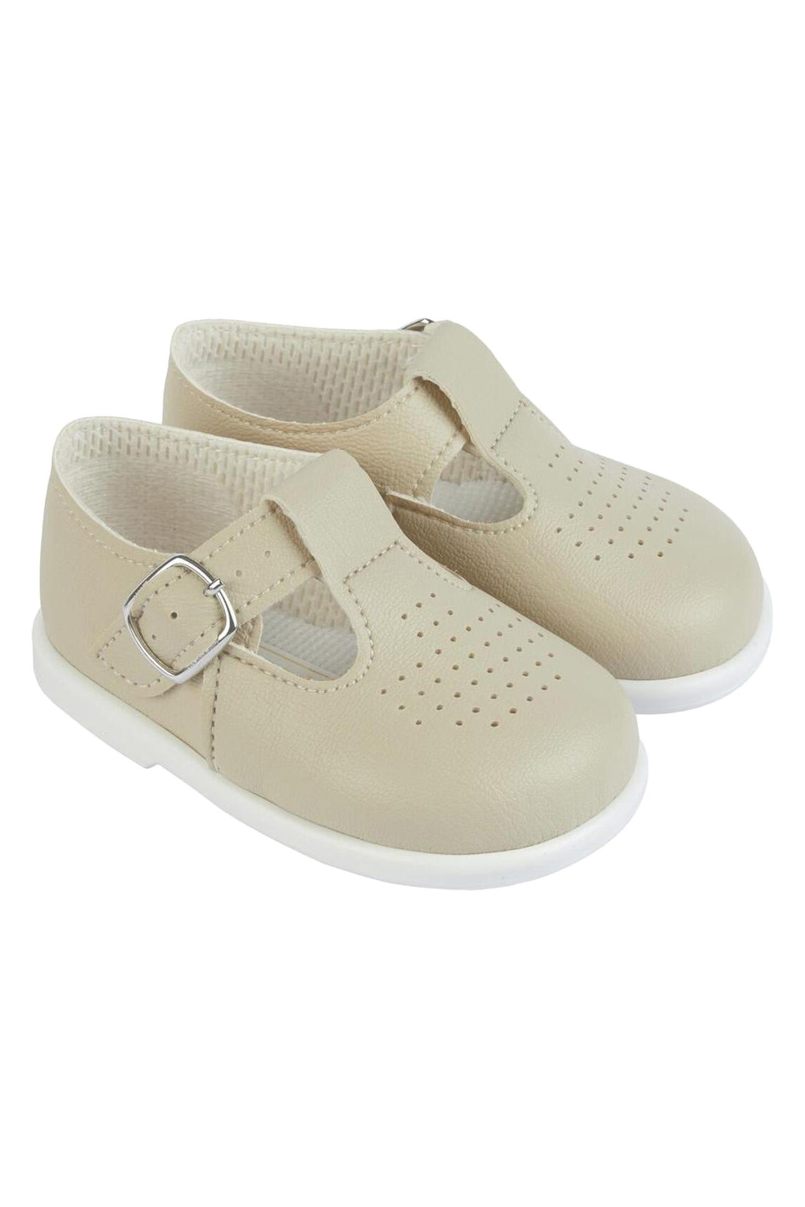 Biscuit T-Bar Hard Sole Shoes for Toddlers - Comfortable & Durable First Walkers for Boys & Girls - Perfect for Outdoor Play & Special Occasions