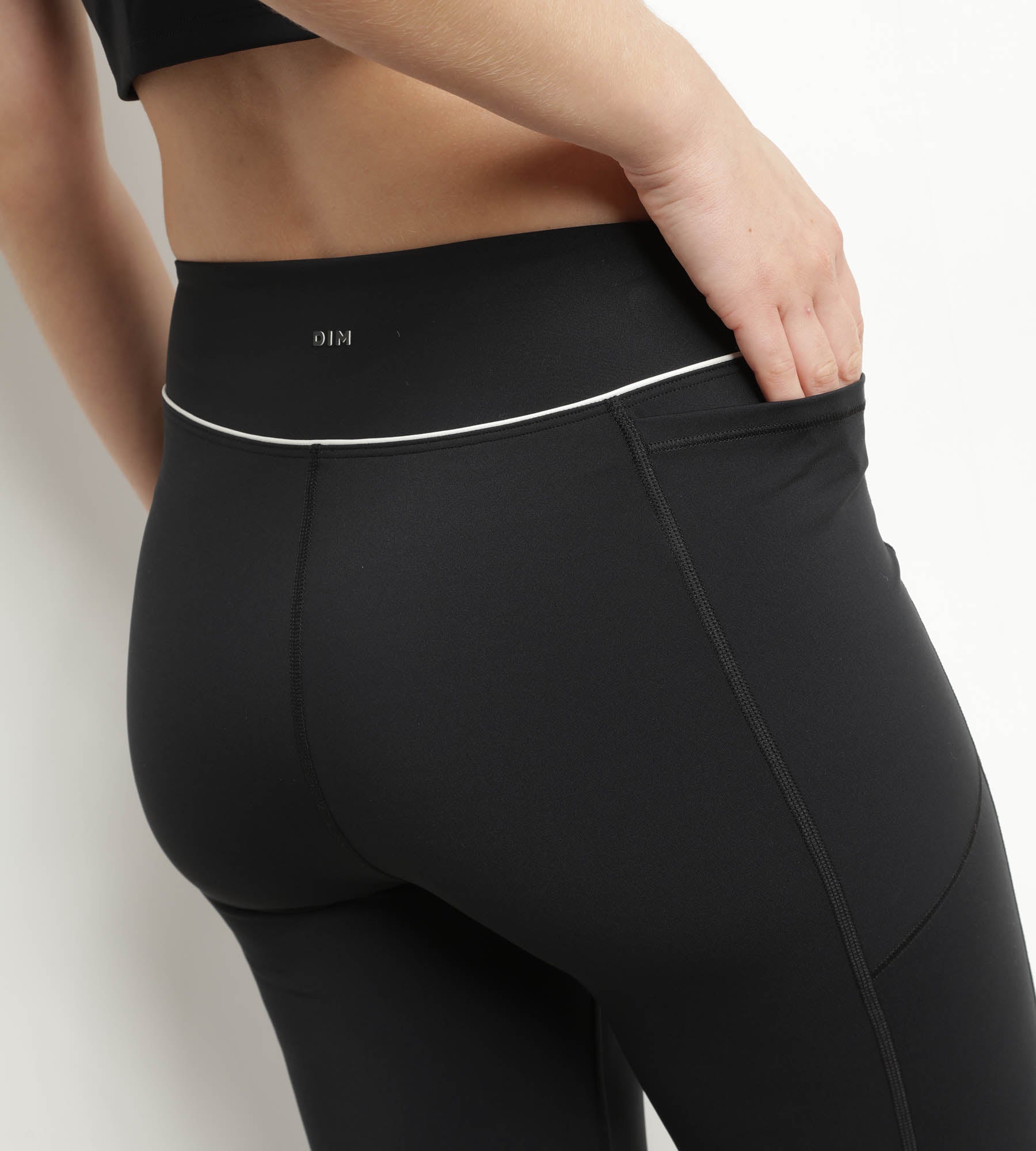 Black High-Waisted Sports Leggings for Women - Breathable Microfiber Workout Leggings for Running, Yoga & Gym | Comfortable & Stretchy Activewear