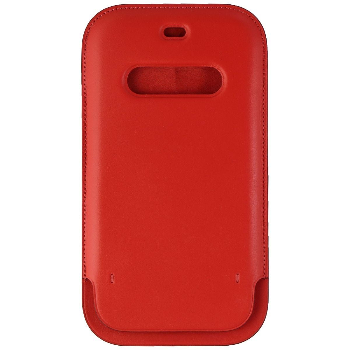 Apple iPhone 12 & 12 Pro Leather Sleeve with MagSafe - Premium Protective Case (Product) RED - Perfect for Daily Use, Travel & Business