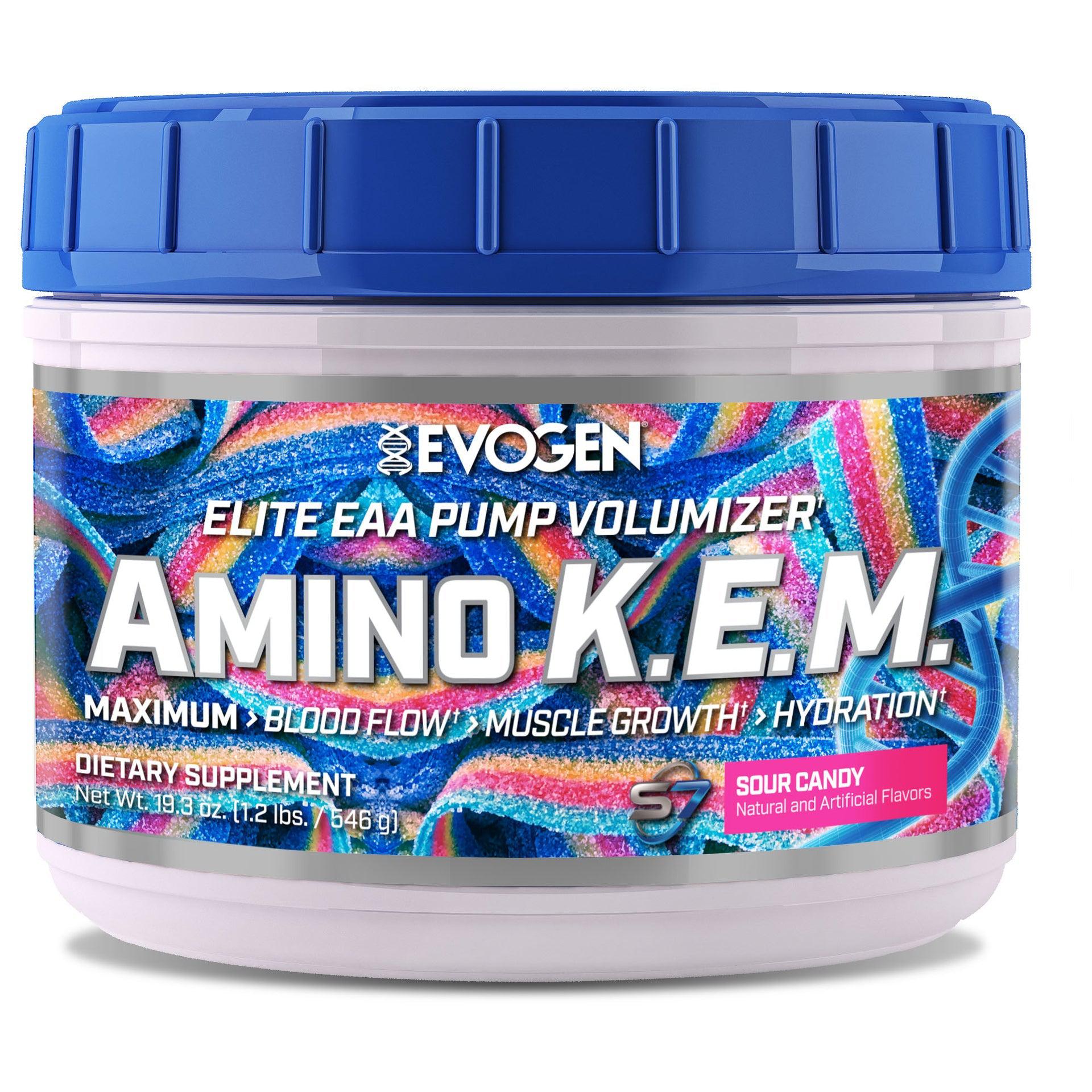 Evogen Amino K.E.M. - Premium Amino Acid Supplement for Muscle Recovery & Performance - Ideal for Athletes & Fitness Enthusiasts