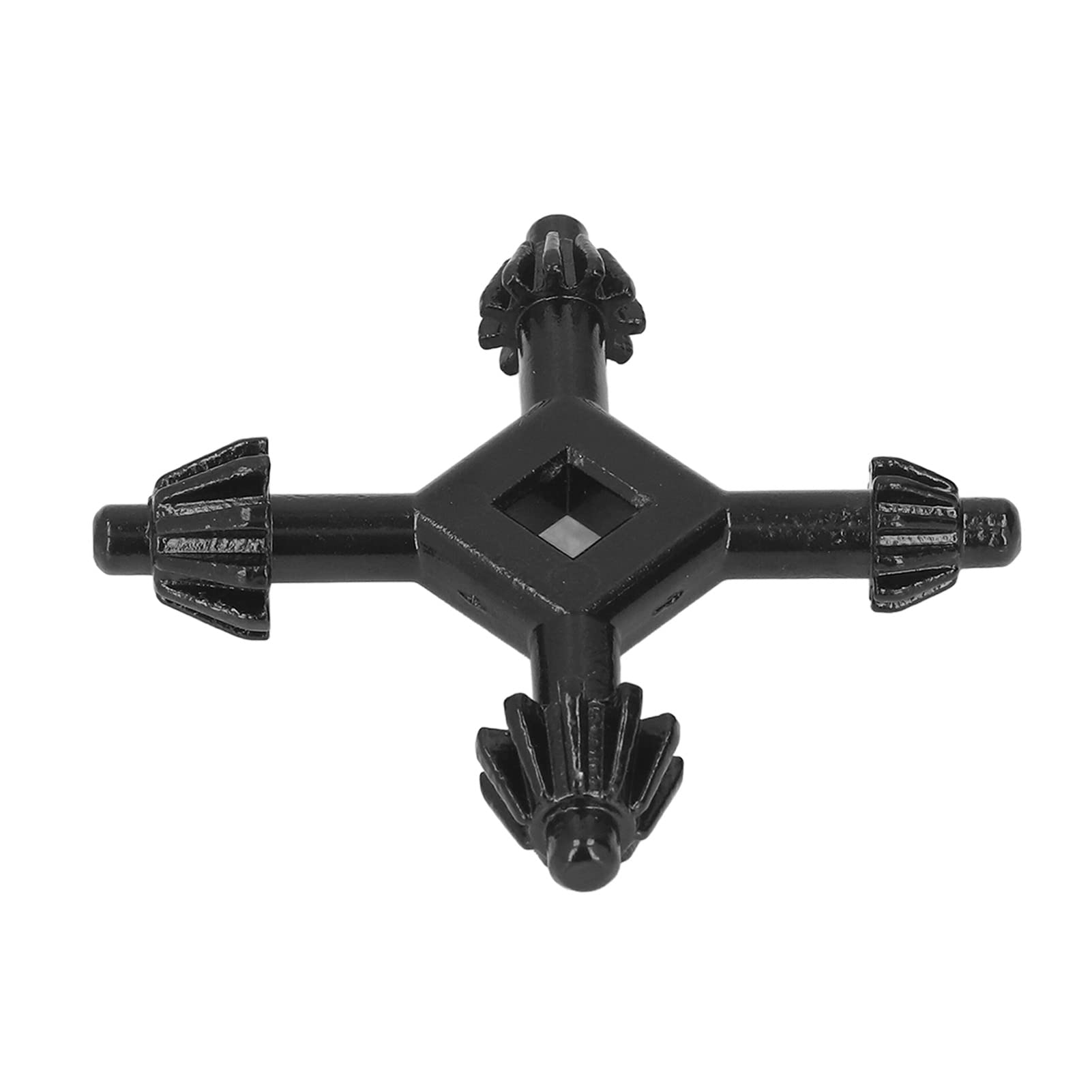 4-Way Drill Chuck Wrench - Heavy Duty C45 Steel with Alloy Teeth & Perforated Design for Maximum Torque - Perfect for Power Drills, Bench Drills & Workshop Tools