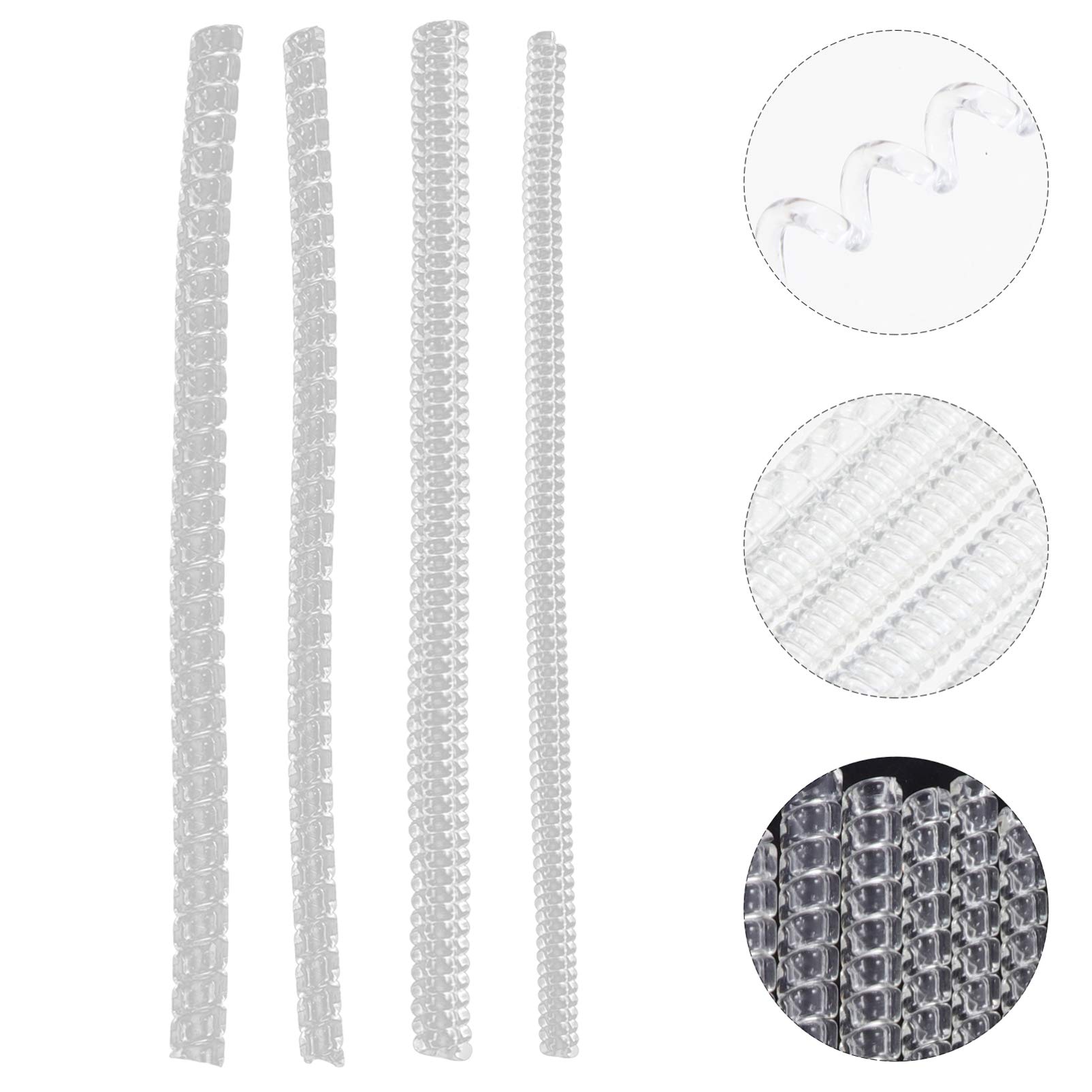 12-Piece Ring Size Adjuster Set - Invisible Plastic Ring Guard & Sizer for Loose Rings - Perfect for Wedding, Engagement, and Fashion Rings (Includes Ring Reducers & Zizer Tools)