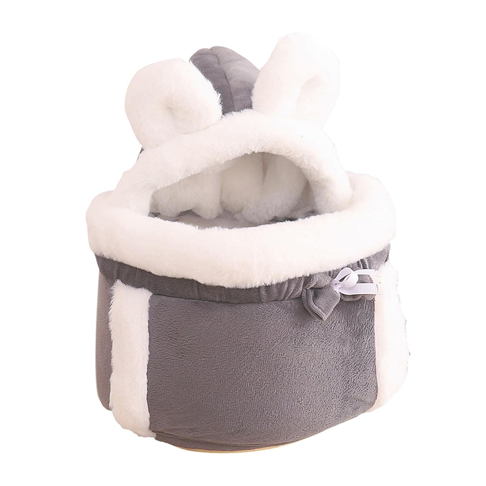 LYLA Medium Cat Carrier - Warm Flannel Pet Tote for Travel & Vet Visits